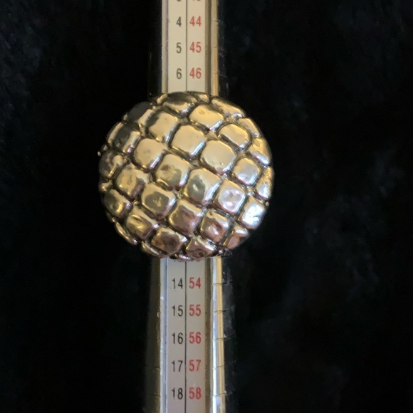 Simon Sebbag SSD 925 Sterling Silver Electroform Large Chunky Ring size 6 Israel - Picture 5 of 10